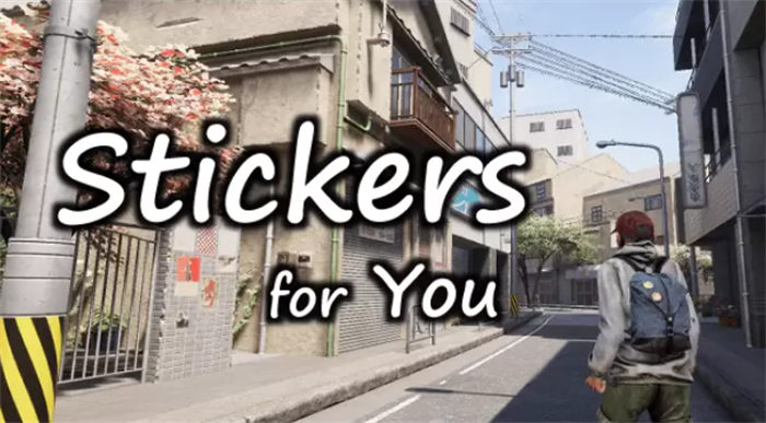 一款正式场景城市探索收集贴纸游戏《Stickers for You》登陆Steam